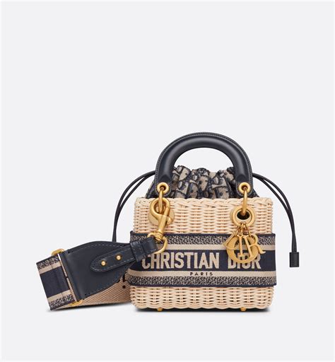 dior mini wicker bag|christian Dior wicker bag.